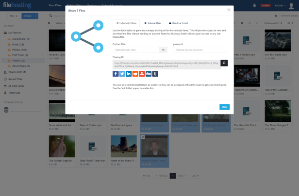 Generate Sharing URL